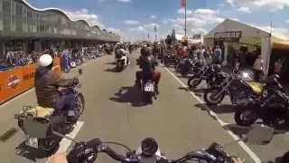 [50p] Hamburg Harley Days 2015 (drive through): back in the pit area after the parade on sunday