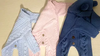 Обзор вязаных комбинезонов для новорожденных knitted_baby