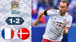 Frankrig - Danmark 1-2 Highlights | UEFA Nations League 2022