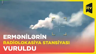 Ermənistan silahlı qüvvələrinin birləşmələrinə məxsus sursat anbarı məhv edildi