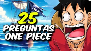 Respondí 25 PREGUNTAS de One Piece y conté mis TEORÍAS