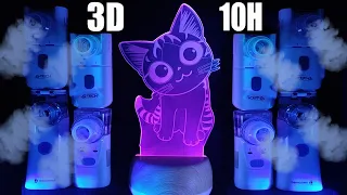 🐈‍⬛ASMR: 3D Aerosol with Eight  Incredible Nebulizers for Relaxation and Good Luckk⭐