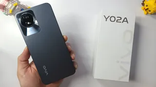 Vivo Y02A Unboxing | Hands-On, Antutu, Design, Unbox, Camera Test