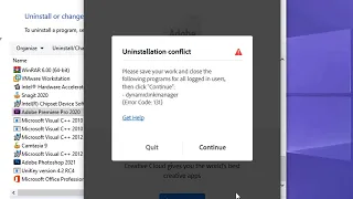 Adobe Premiere Pro CC 2020 Error Code 131 Fixed | Unable To Uninstall Adobe Software Error Code 131