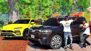 РЕАЛЬНАЯ ЖИЗНЬ В GTA 5 - УСТРОИЛ ПРАНК НАД ГАРВИНОМ! НАПУГАЛ БРАТА НА TOYOTA LAND CRUISER! 🌊ВОТЕР