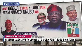 Kekemeke Asks Party Leaders To Work Fot Tinubu's Victory