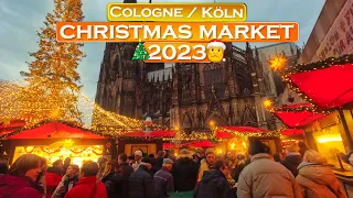 Cologne Germany CHRISTMAS MARKET 🎄 2023 - Weihnachtsmarkt Köln