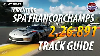 GT Sport | Spa Francorchamps Daily Race Track Guide | Corvette Gr.4