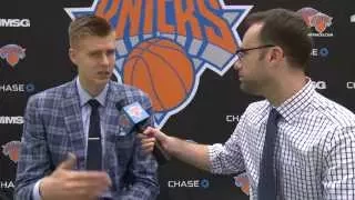 1-on-1 with Kristaps Porzingis: Triangle Fit, Hip-Hop, Style, and Love For NY