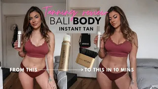 TESTING BALI BODY'S NEW INSTANT TAN | REVIEW AND APPLICATION | AD