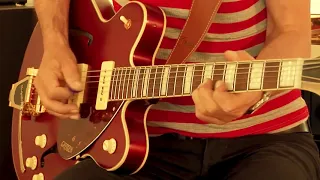 Gretsch "Streamliner"  2622 LTD Edition (made in Indonesia), candy apple red, P-90, Part1