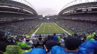 NFC Championship 2015 Packers vs Seahawks 12th Man Experience GoPro#5