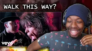 THE PERFECT COLLAB! RUN DMC - Walk This Way ft. Aerosmith REACTION