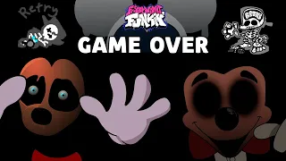 Лучшие Game Over Экраны Мышей в FNF (VS Mickey Mouse, FNATI, Mouse.avi) - Friday Night Funkin'