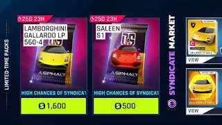 Asphalt 9 - DS4 - Gallardo Packs In Syndicate Shop Now