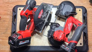 Milwaukee m18 fuel metal saw vs. m12 fuel bandsaw