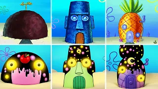 ALL SPONGEBOB HOUSES  Vs Amazing Digital Circus Ep 2