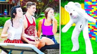 REAL LIFE Try NOT To LAUGH CHALLENGE With WATER!