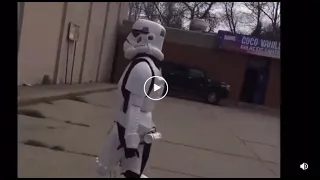 Police draw guns on stormtrooper with fake blaster