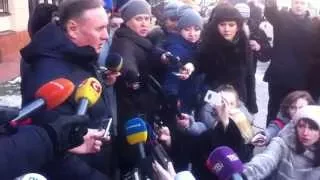 Ефремов. Митинг в его поддержку. Выступление перед Генпрокуратурой-2. 18.02.2015.