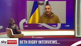 Beth Rigby Interviews... Kyiv Mayor Vitali Klitschko says he's ready to die for his country