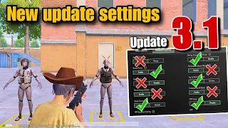 Update 3.1🔥Best settings & Sensitivity settings✅Copy & use