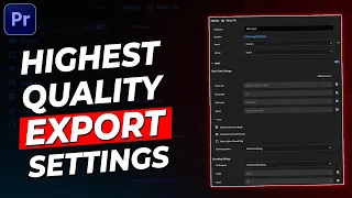 4k Export Settings for Social Media On Premiere Pro 2024