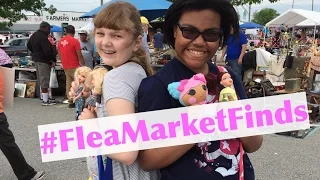 Flea Market Finds! Banana & KGirl's Spring 2017 Bratz Doll Hunt at New Castle County Farmers Market!