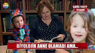 Biyolojik anne olamadı ama...