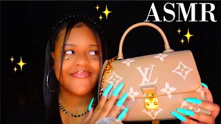 what's in my bag ASMR 👜♡✨(soft whispers & tapping tingles ~✨)