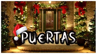 IDEAS NAVIDEÑAS PARA DECORAR TUS PUERTAS 🎄🎄