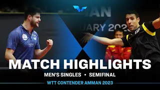 Alvaro Robles vs Dimitrij Ovtcharov | MS SF | WTT Contender Amman 2023