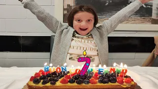 COMPLEANNO AURORA 7 ANNI