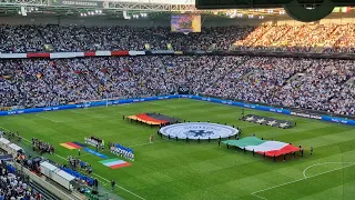 Germany 5-2 Italy. German national anthems
