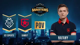 CS:GO - PoV - nafany - G2 Esports vs. Gambit - DreamHack Masters Spring 2021 - Semi-final