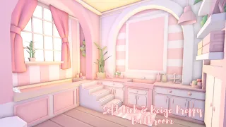 Soft Pink & Beige Preppy Bathroom | Roblox Adopt Me