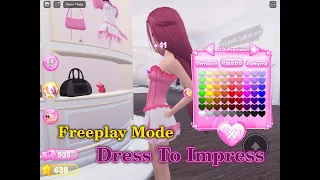 Dress To Impress. Freeplay Mode. Roblox #roblox #dresstoimpress #girlsgame