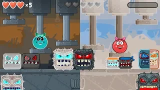 RED BALL 4 : ALL 5 EVIL GIRLFRIEND BALL & EVIL MIX BOSS gameplay