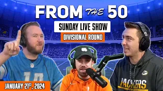 Sunday LIVE Show 🏈 Divisional Round