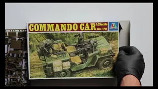 Unboxing 1/35 Commando Car Italeri 320