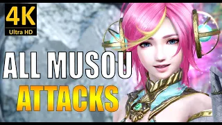 WARRIORS OROCHI 4 ULTIMATE / 無双OROCHI3 ULTIMATE | ALL MUSOU ATTACKS (NEW CHARACTERS)『4K - 60 FPS』