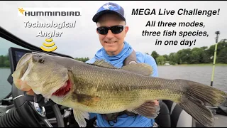 Humminbird Mega Live 3-Mode Challenge - On The Water with The Technological Angler S2E3