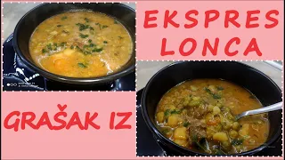 RECEPT// grašak iz XPRESS lonca// ručak gotov za 20 minuta