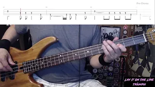 Lay It On The Line by Triumph - Bass Cover with Tabs Play-Along