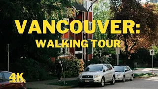 Explore Downtown Vancouver's Cozy West End: 4K Walking Tour with Binaural City Sounds