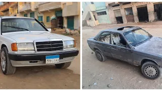 w201 190e restoration تجديد من الالف الى الياء سيارة مرسيدس زلموكه ١٩٠