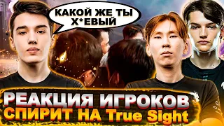 РЕАКЦИЯ ИГРОКОВ СПИРИТ НА True Sight | ИНСАЙД ИНФА ОТ ТОРОНТОТОКИО | топ dota