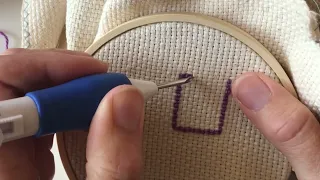 Punch Needle Embroidery - How to make stitches!