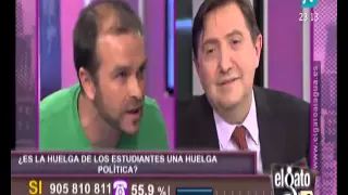 Federico Jiménez Losantos llama analfabeto a un huelguista de estudiantes