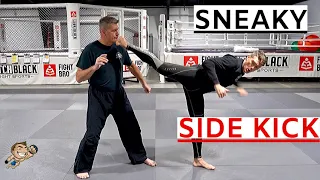 Sneaky Side Kick Attack - Valentina Shevchenko Style | Stephen Wonderboy Thompson
